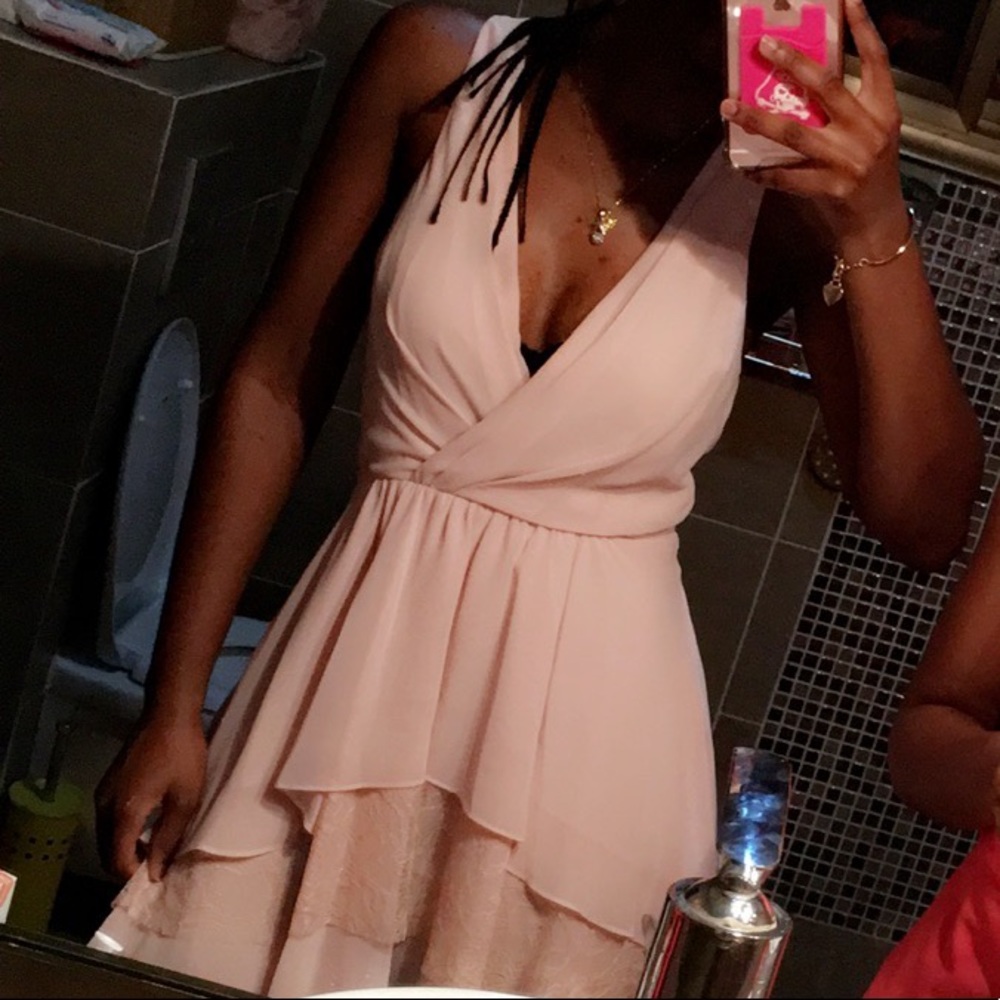 BCBGeneration blush pink dress